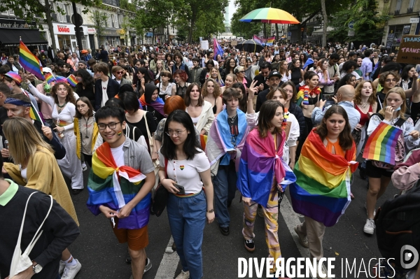 Gay pride 2022, la Marche des fiertés.