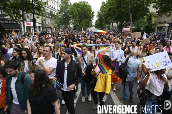 Gay pride 2022, la Marche des fiertés.