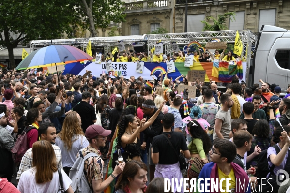 Gay pride 2022, la Marche des fiertés.