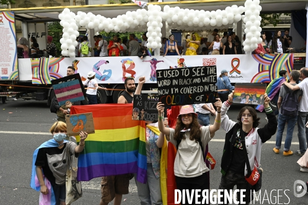 Gay pride 2022, la Marche des fiertés.