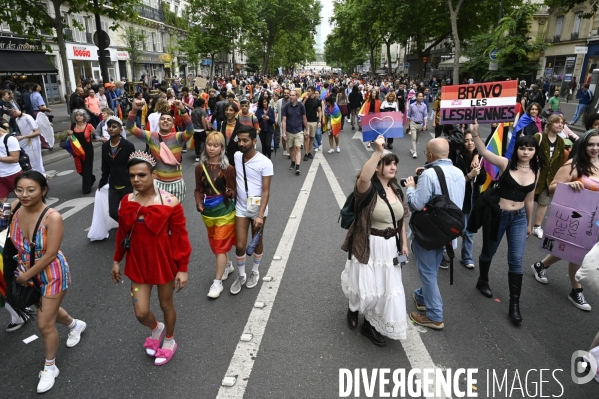 Gay pride 2022, la Marche des fiertés.