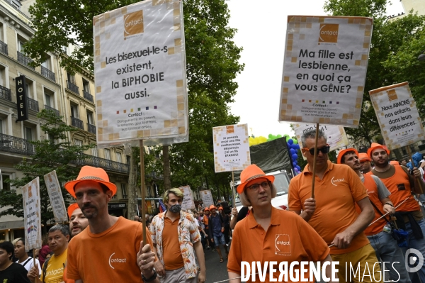 Gay pride 2022, la Marche des fiertés.