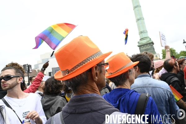 Gay pride 2022, la Marche des fiertés.