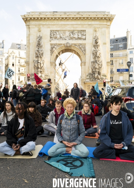 France - extinction rebellion - paris - climate action