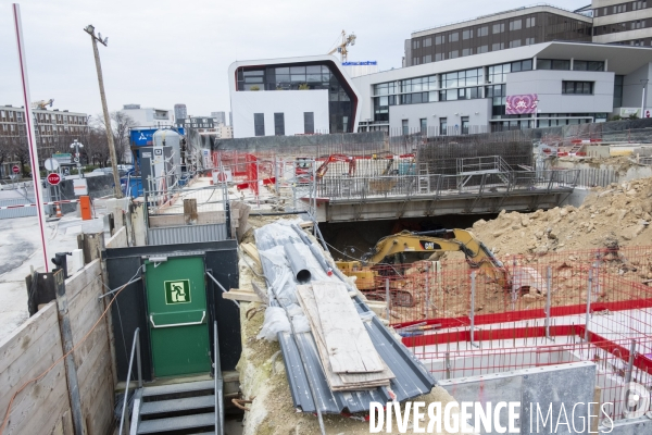 France - les travaux du Grand Paris express