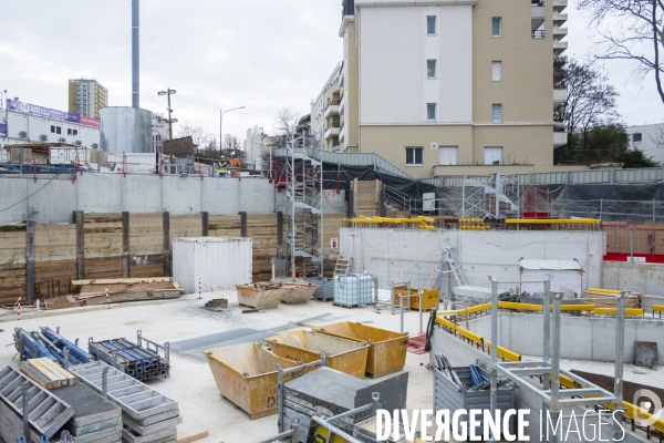 France - les travaux du Grand Paris express