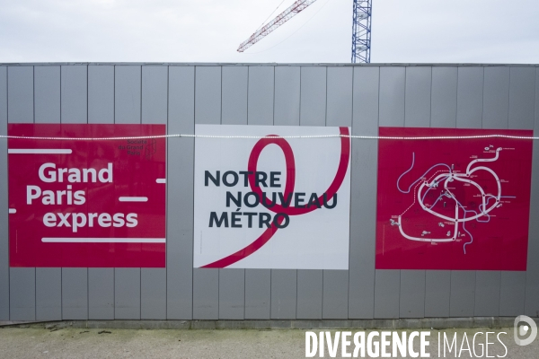 France - les travaux du Grand Paris express