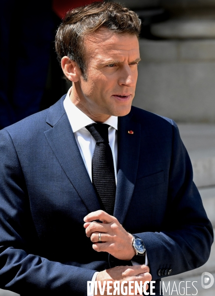 Emmanuel Macron reçoit Anthony Albanese