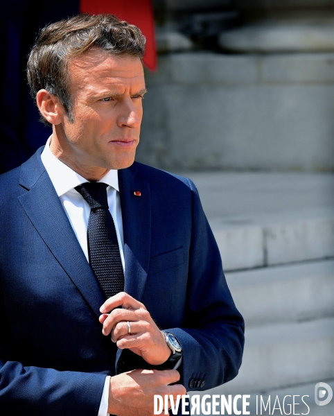 Emmanuel Macron reçoit Anthony Albanese