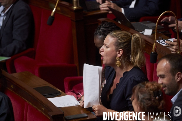 La première ministre Elisabeth Borne fait sa déclaration de politique générale