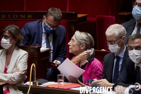 La première ministre Elisabeth Borne fait sa déclaration de politique générale