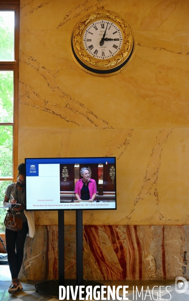 Discours de politique générale d Elisabeth Borne à l Assemblee Nationale