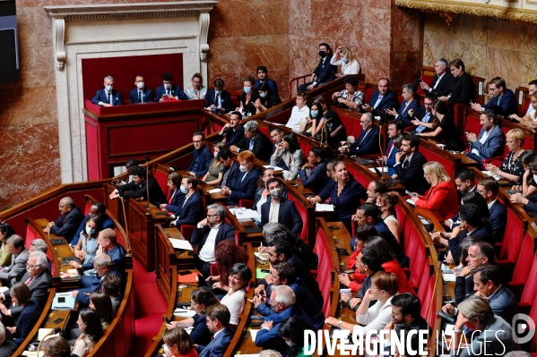 Discours de politique générale d Elisabeth Borne à l Assemblee Nationale