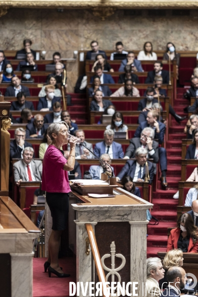 Déclaration de politique générale d Elisabeth Borne