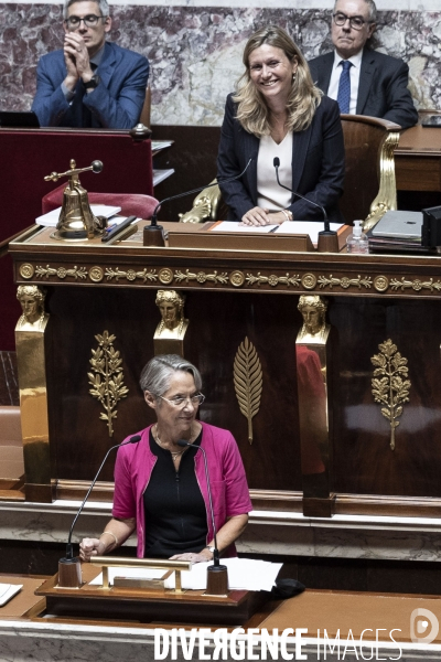 Déclaration de politique générale d Elisabeth Borne