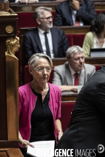 Déclaration de politique générale d Elisabeth Borne