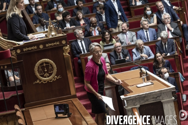 Déclaration de politique générale d Elisabeth Borne