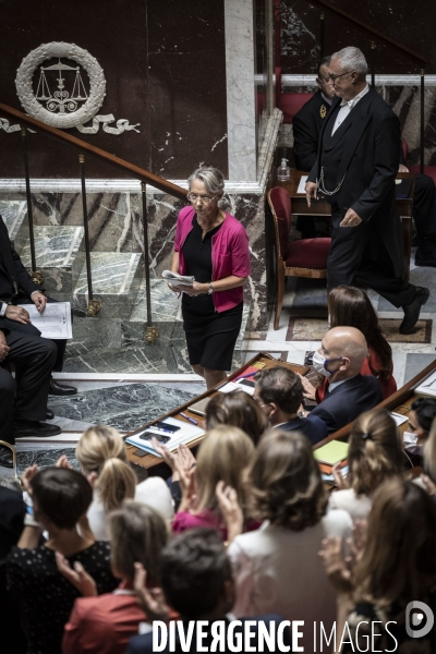 Déclaration de politique générale d Elisabeth Borne