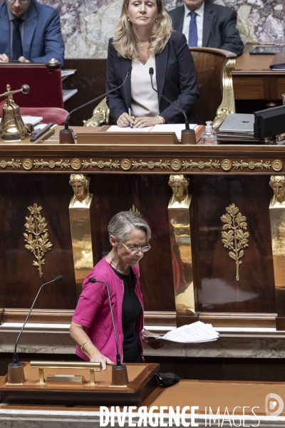 Déclaration de politique générale d Elisabeth Borne