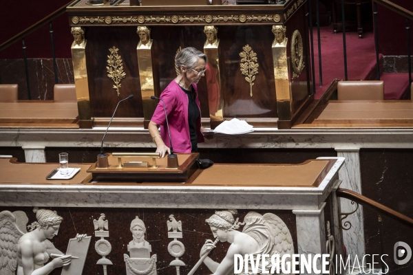 Déclaration de politique générale d Elisabeth Borne