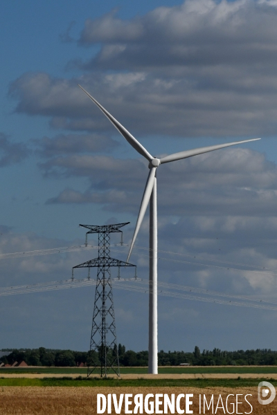 Eoliennes dans le Nord