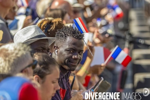 Festivités du 14 juillet sur Vieux Port à Marseille