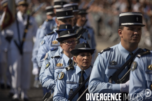 Festivités du 14 juillet sur Vieux Port à Marseille