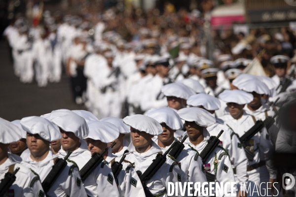 Festivités du 14 juillet sur Vieux Port à Marseille