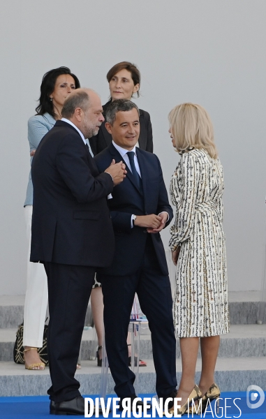 Eric Dupond Moretti  Gerald DARMANIN Brigitte MACRON