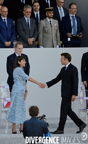Emmanuel Macron avec Anne Hidalgo