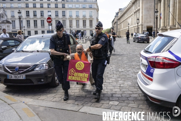 Manifestation contre la suppression de la redevance audiovisuelle