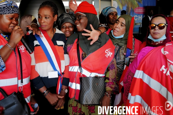 Rassemblement des salariés de chez louvre hotels