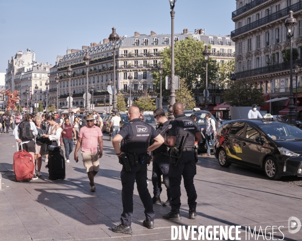 Gare du Nors, canicule..