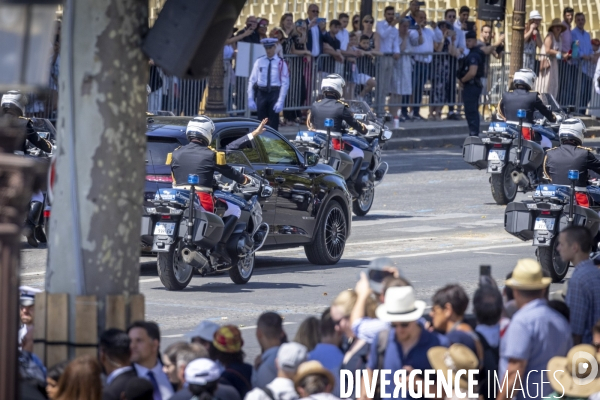 14 juillet 2022 - célébration et défilé sur les Champs-Elysées