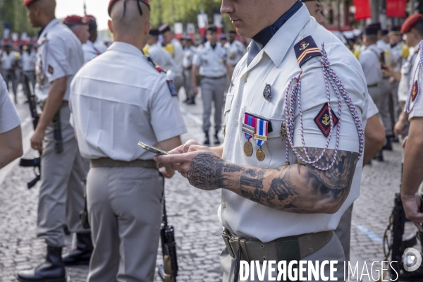 14 juillet 2022 - célébration et défilé sur les Champs-Elysées