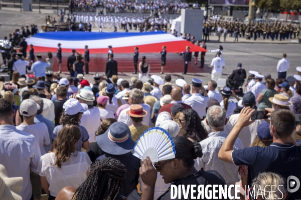 14 juillet 2022 - célébration et défilé sur les Champs-Elysées