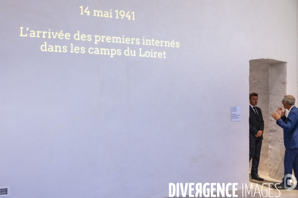 Emmanuel Macron inaugure la gare de Pithiviers comme lieu de mémoire