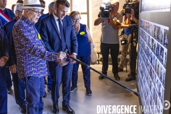 Emmanuel Macron inaugure la gare de Pithiviers comme lieu de mémoire