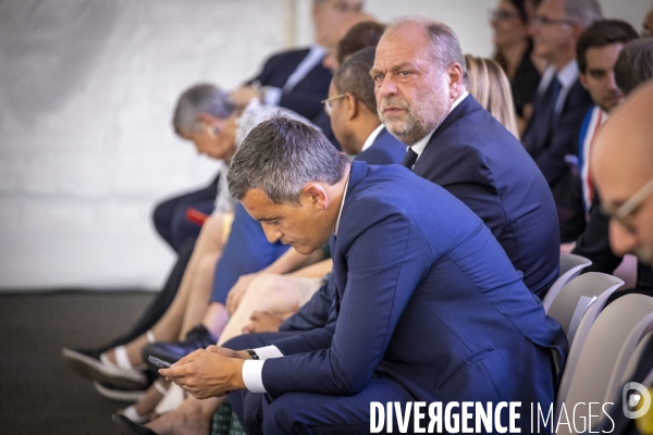 Emmanuel Macron inaugure la gare de Pithiviers comme lieu de mémoire