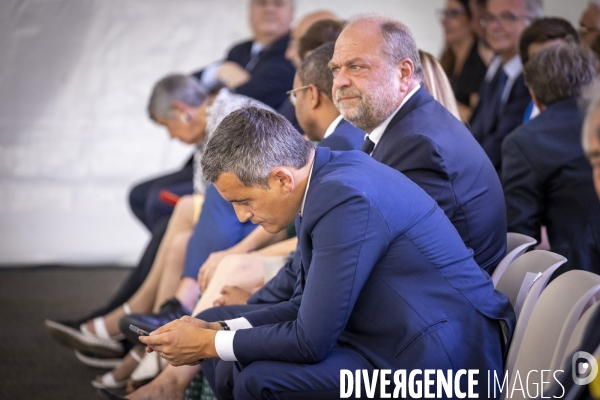 Emmanuel Macron inaugure la gare de Pithiviers comme lieu de mémoire