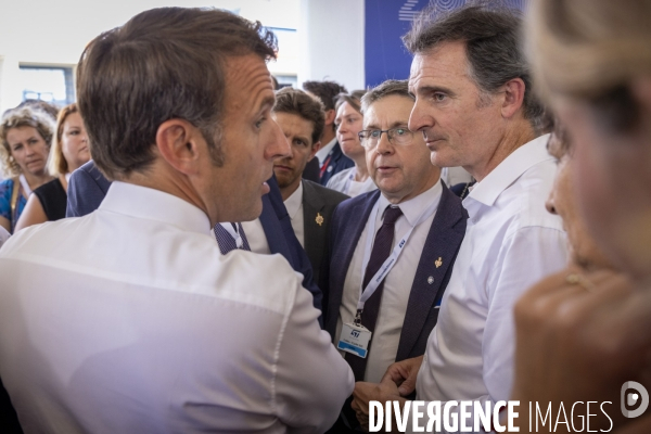 Emmanuel Macron chez STMicroelectronics à Crolles - Grenoble