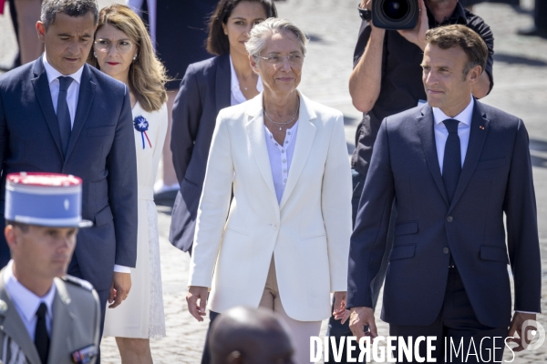 14 juillet 2022 - célébration et défilé sur les Champs-Elysées