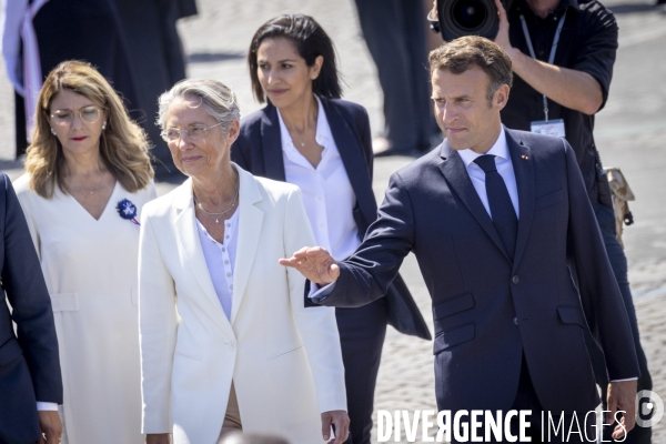 14 juillet 2022 - célébration et défilé sur les Champs-Elysées