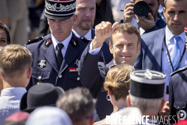 14 juillet 2022 - célébration et défilé sur les Champs-Elysées