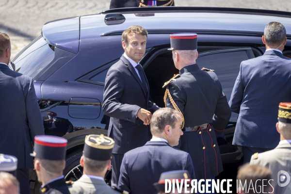 14 juillet 2022 - célébration et défilé sur les Champs-Elysées