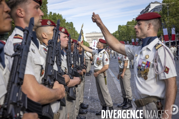 14 juillet 2022 - célébration et défilé sur les Champs-Elysées