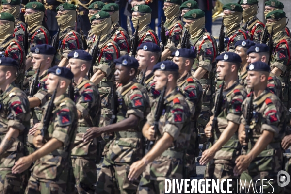 14 juillet 2022 - célébration et défilé sur les Champs-Elysées