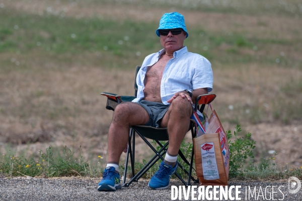 Tour de France entre Castelnau et Cahors.