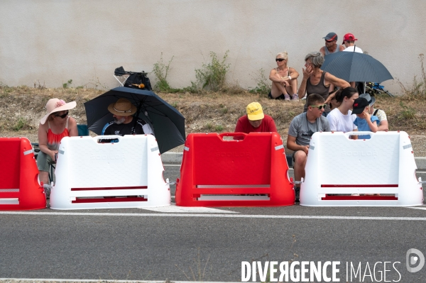 Tour de France entre Castelnau et Cahors.