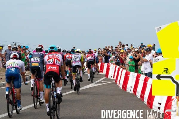 Tour de France entre Castelnau et Cahors.